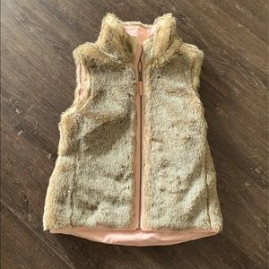 Faux fur vest